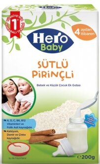 Hero Baby Sütlü Pirinçli 200 gr 200 gr Kaşık Mama kullananlar yorumlar